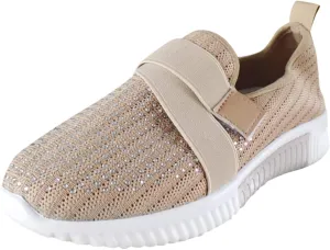 Orthopedic Sneaker for Women Slip On Walking Shoes with Arch Support Lightweight Walking Shoes Breathable Running Sneakers