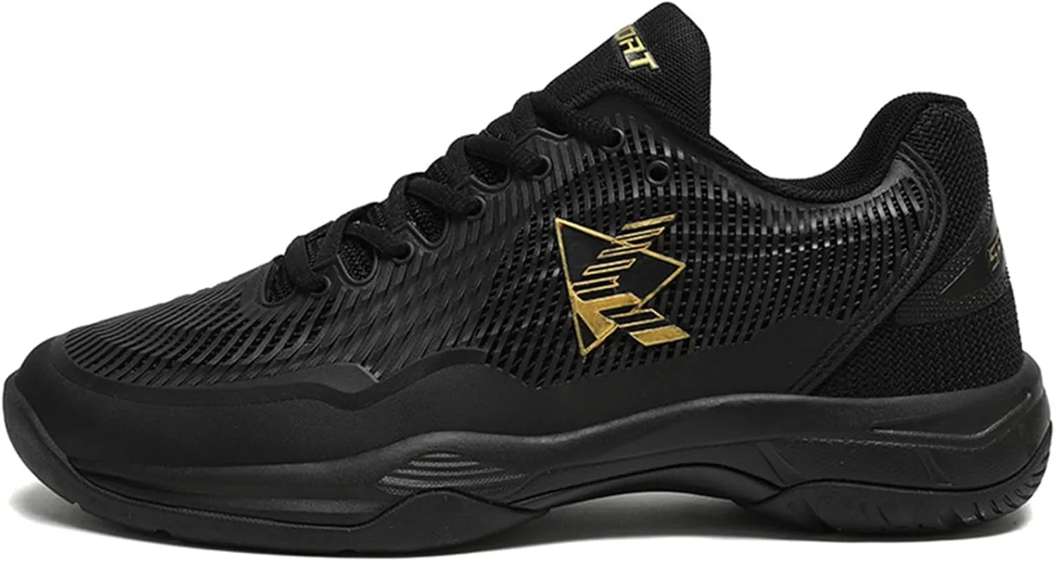 Pickleball Shoes Men Tennis Racquetball Squash Shoes Indoor Outdoor Badminton Sneaker Comfort Lightweight for Court Training Volleyball