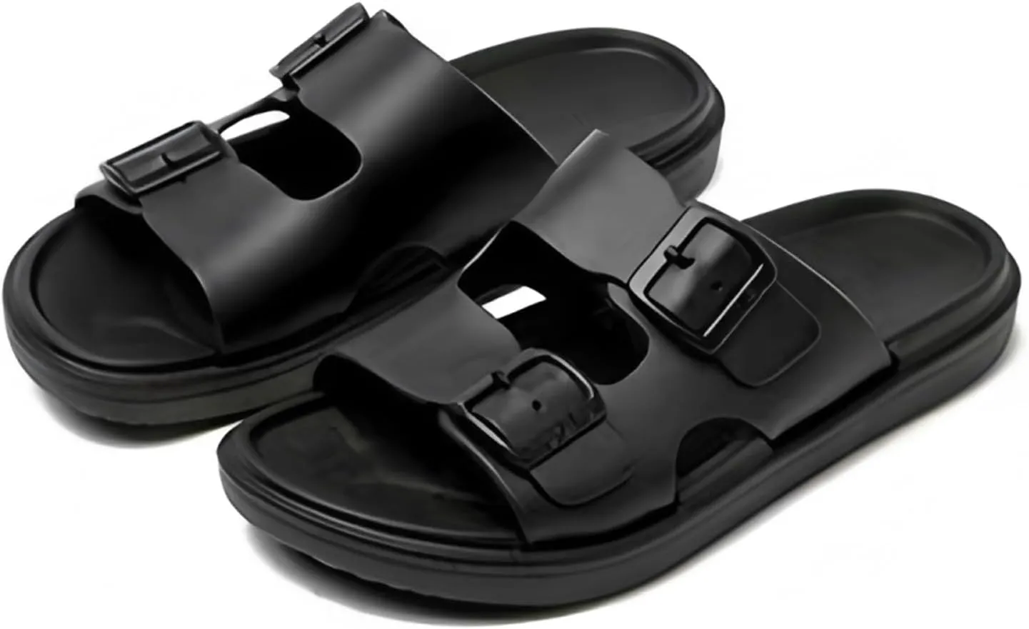 Sandals Men Slippers Slides For Men Flip Flops Beach Shoes Comfort Rebound Non Slip Lightweight Silent