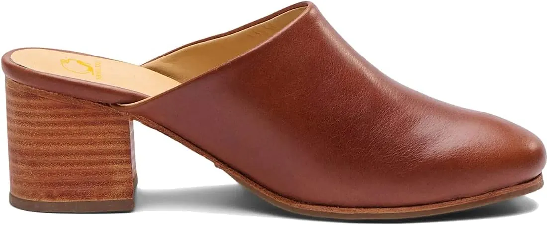 SHODENSE Women Comfortable Chunky Block Heel Mules Closed Round Toe Slip On Backless Loafers Shoes 2" Mid Stacked Heeled Sandals Clogs Thick Heels Slide Slippers Daily Casual Slip-on Booties 4-11 M US