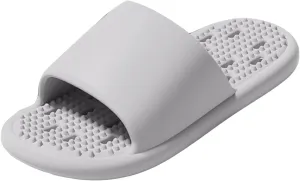 Shower Shoes,Men's And Women's Soft Bottom Quick Drying Foot Massage Indoor Stand For Bathtub Non Slip Showe Slippers for Women Men Summer Beach Slipper Dorm Home Slides