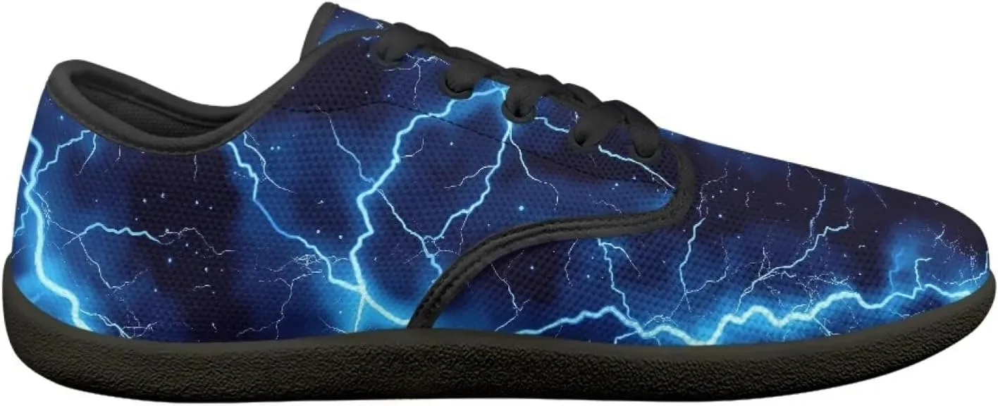 Soccer Flame Print Women's Wide Toe Barefoot Walking Shoes Football Men Breath Casual Travel Walking Shoes