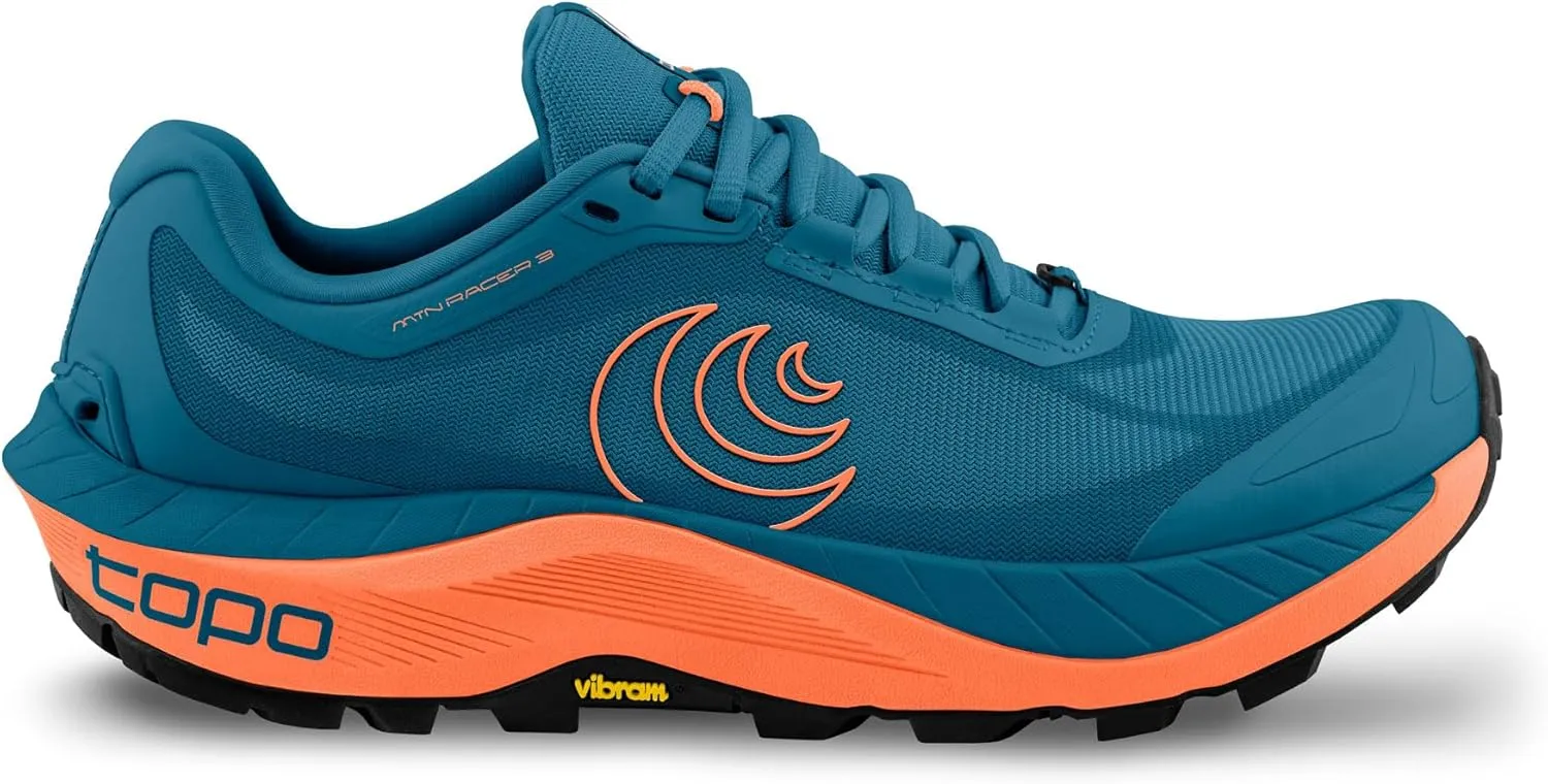Topo Athletic Men's MTN Racer 3 Comfortable Lightweight 5MM Drop Trail Running Shoes, Athletic Shoes for Trail Running