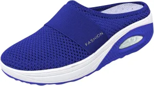 Walking Sneakers for Women Comfort Orthopedic Shoes for Women Air Cushion Slip-On Walking Shoes- Orthopedic Diabetic Walking Shoes, Mesh Orthopedic Diabetic Walking Shoes