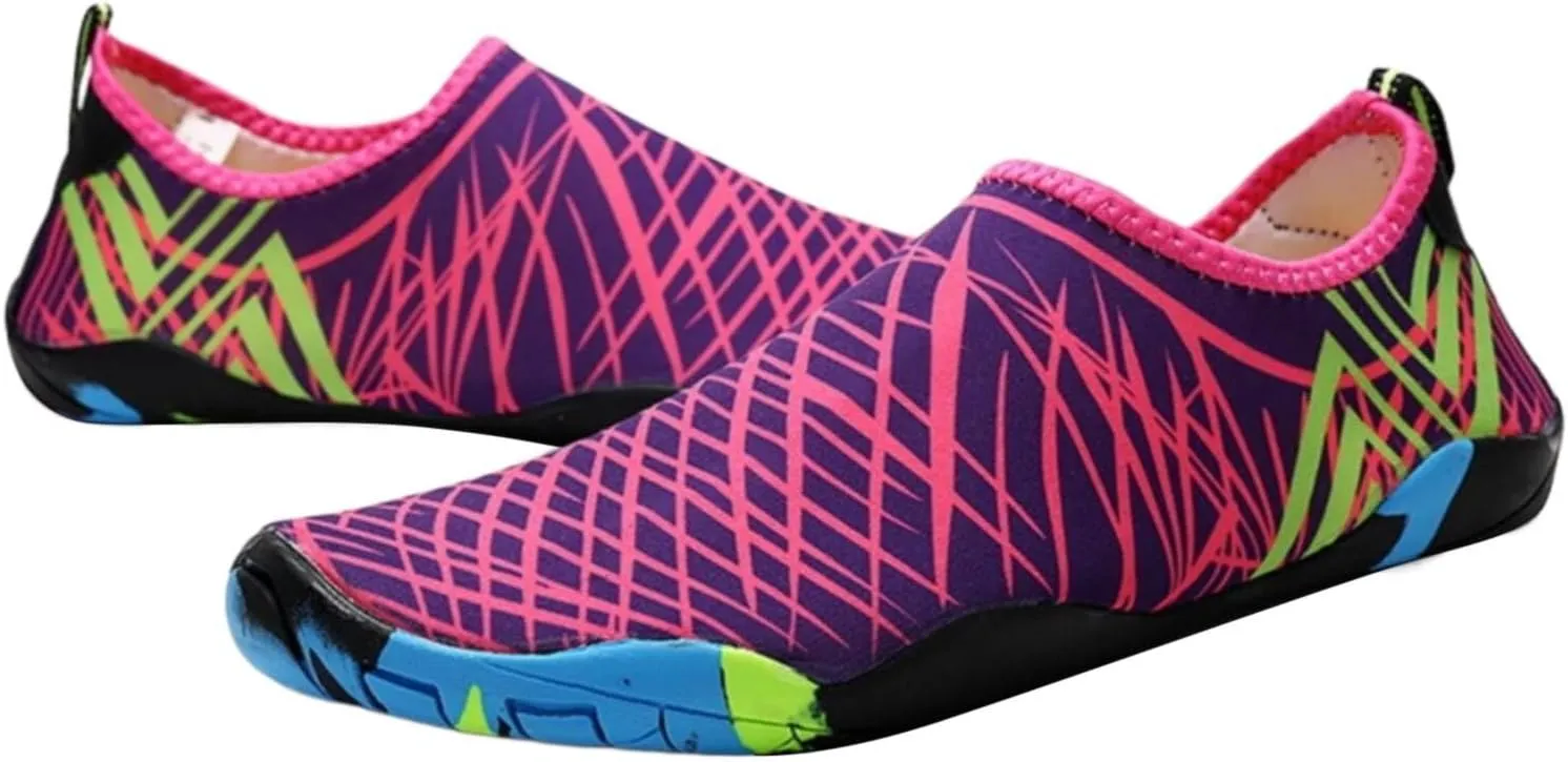 Water Shoes for Women Men, Quick Dry Breathable Aqua Shoes Summer Athletic Footware for Outdoor Hiking Boating Running