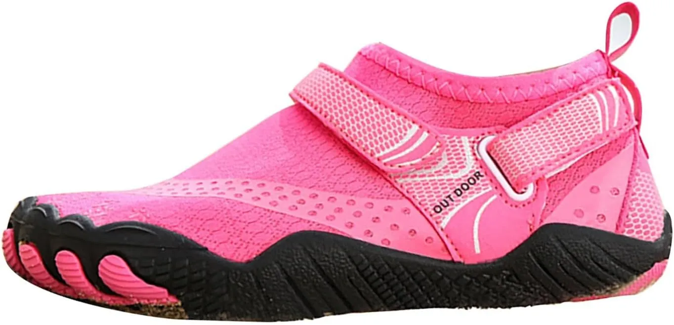 Water Shoes for Women Size 8, Womens Mens Athletic Hiking Water Shoes, Breathable Quick Dry Barefoot Aqua Footwear for Beach Surfing Training Kayaking Mens Running Barefoot Sneakers