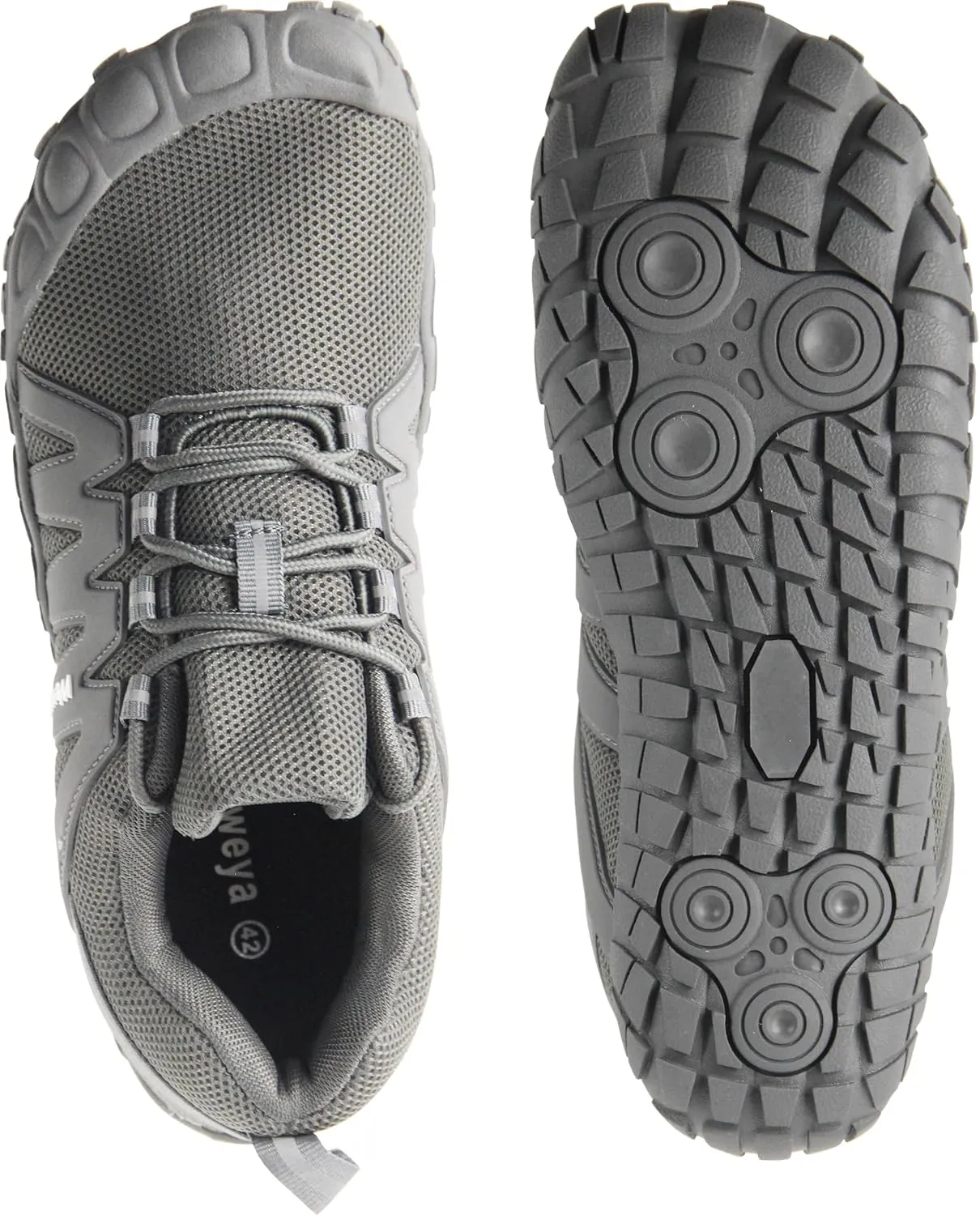 Weweya Barefoot Shoes Men Minimalist Running Cross Training Shoe