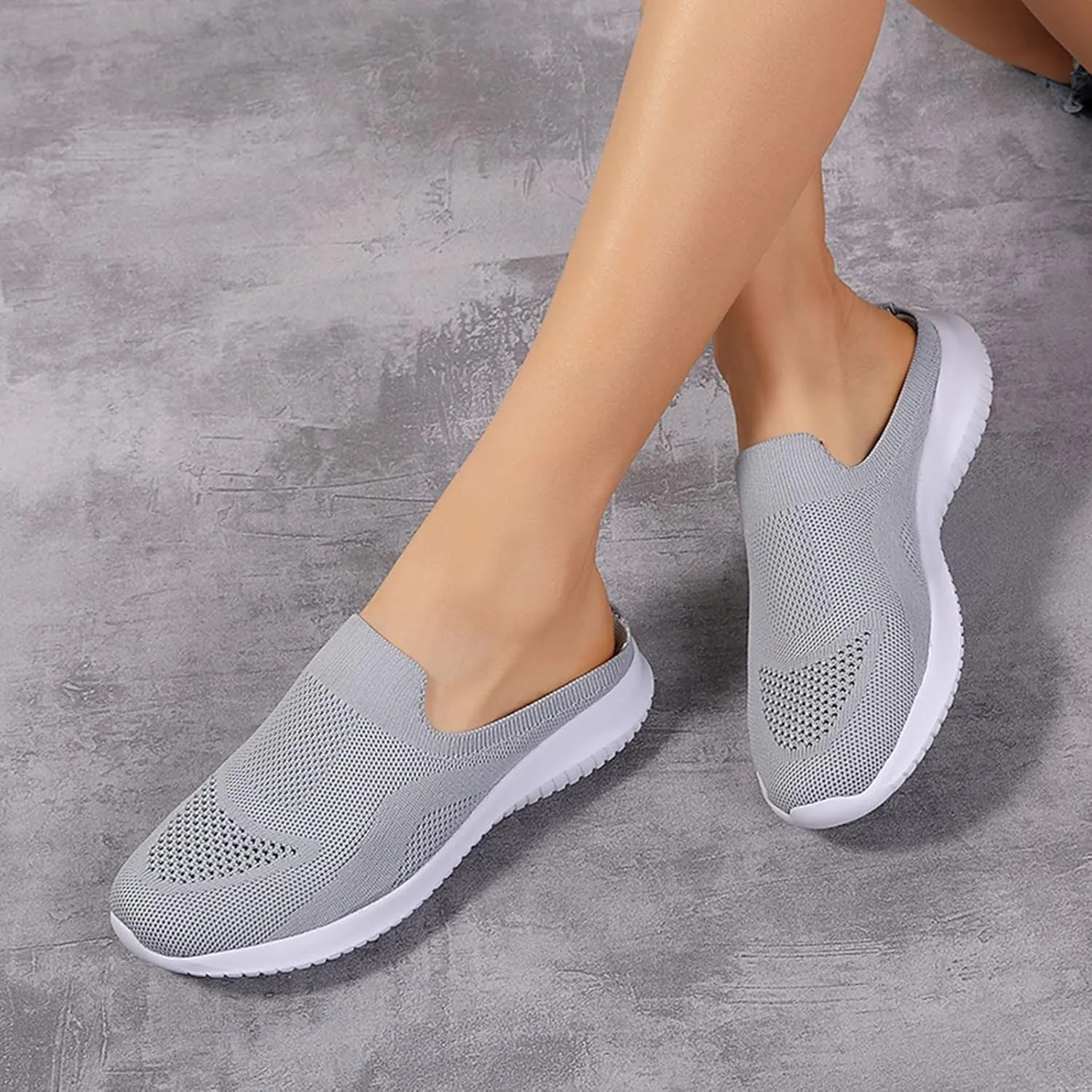Women Canvas Sneakers Slip on Shoes Low Tops Casual Walking Shoes Comfortable Walking Shoes Wide Women Shoes