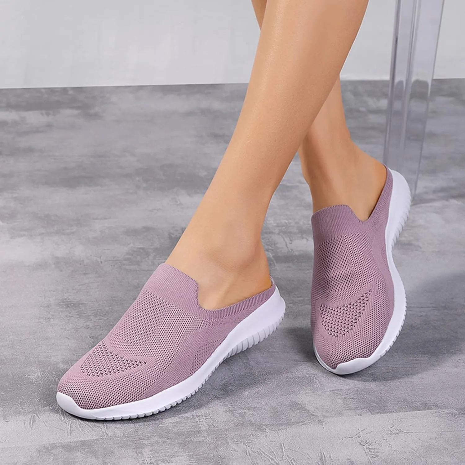 Women Canvas Sneakers Slip on Shoes Low Tops Casual Walking Shoes Comfortable Walking Shoes Wide Women Shoes
