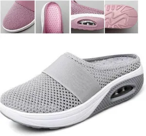 Women's Air Cushion Slip-On Walking Shoes Orthopedic Diabetic Walking Shoes, Orthopedic Shoes for Women