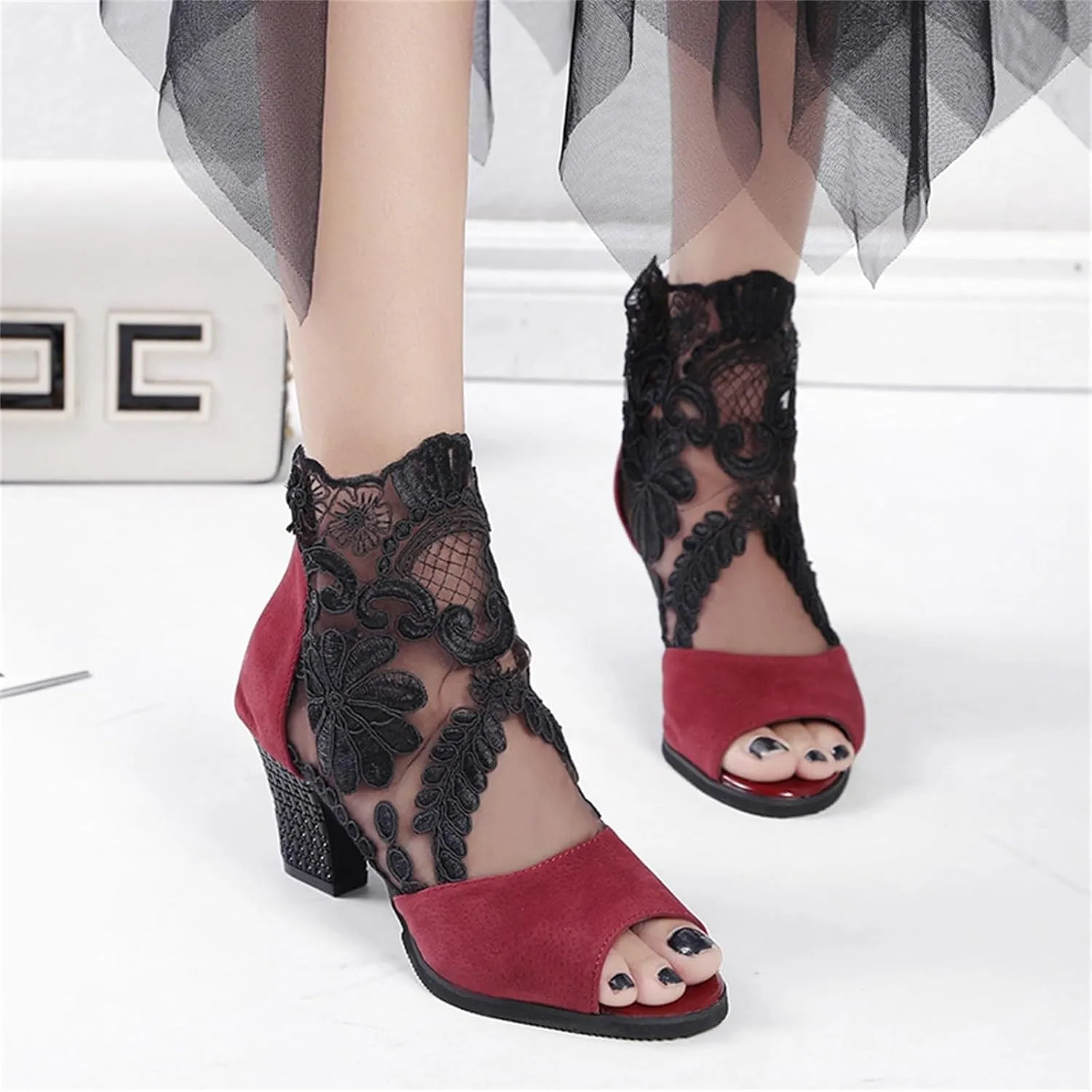 Womens Boots Ankle Wedge Booties for Women White Cowboy Boots Women Womens Boots Size 12 Women High Heel Ankle Boots Chunky Platform Booties Ankle Booties for Women Low Heel Wide Width
