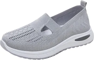 Women's Woven Orthopedic Breathable Soft Shoes Running Shoes for Men Casual Women's Casual Shoes White Platform Sneakers Steel Toe Tennis Shoe Cross Trainer Shoe